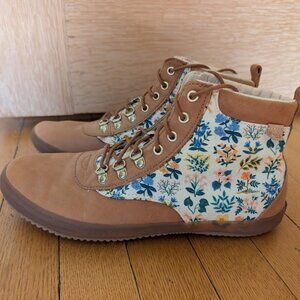 Keds x Rifle Paper Co. floral boots